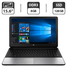 Ноутбук HP 350 G2 / 15.6" (1366x768) TN / Intel Core i3-4005U (2 (4) ядра по 1.7 GHz) / 8 GB DDR3 / 128 GB SSD / Intel HD Graphic 4400 / WebCam / DVD-ROM / VGA б/в