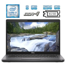 Ультрабук Б-клас Dell Latitude 5400 / 14" IPS / Core i7-8665U (4(8) ядра по 1.9-4.8GHz) / 8GB DDR4 / 256GB SSD M.2 / UHD Graphics 620 / WebCam / USB 3.1 / HDMI / Win 10 б/в