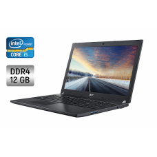 Ноутбук Acer Travelmate P658-M / 15.6" (1366x768) TN / Intel Core i5-6200U (2 (4) ядра по 2.3 - 2.8 GHz) / 12 GB DDR4 / 256 GB SSD / Intel HD Graphics 520 / WebCam / Fingerprint б/в