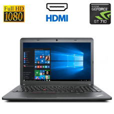 Ноутбук Lenovo ThinkPad E540 / 15.6" TN / Intel Core i3-4000M (2(4) ядра по 2.4GHz) / 4GB DDR3 / 500GB HDD / GeForce GT 710M, 1 GB GDDR3, 64-bit / WebCam / DVD-ROM / HDMI б/в