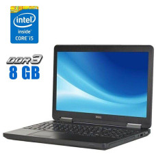 Ноутбук Dell Latitude E5540 / 15.6" (1366x768) TN / Intel Core i5-4200U (2 (4) ядра по 1.6 - 2.6 GHz) / 8 GB DDR3 / 120 GB SSD / Intel HD Graphics 4400 / WebCam б/в