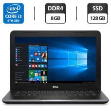 Ноутбук Dell Latitude 3380 / 13.3" (1366x768) TN / Intel Core i3-6006U (2 (4) ядра по 2.0 GHz) / 8 GB DDR4 / 128 GB SSD / Intel HD Graphics 520 / WebCam / HDMI / Windows 10 Pro б/в