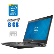 Ноутбук Dell Latitude 5491 / 14" (1920x1080) IPS / Intel Core i7-8750H (6 (12) ядра по 2.2 - 4.1 GHz) / 8 GB DDR4 / 480 GB SSD / Intel UHD Graphics 630 б/в