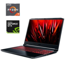 Ігровий ноутбук Acer Nitro 5 AN515-44 / 15.6" (1920x1080) IPS / AMD Ryzen 7 4800H (8 (16) ядер по 2.9 - 4.2 GHz) / 16 GB DDR4 / 512 GB SSD M.2 / nVidia GeForce GTX 1650 Ti, 4 GB GDDR6, 128-bit / WebCam б/в