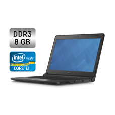 Ноутбук Б-клас Dell Latitude 3340 / 13.3" (1366x768) TN Touch / Intel Core i3-4005U (2 (4) ядра по 1.7 GHz) / 8 GB DDR3 / 256 GB SSD / Intel HD Graphics 4400 / WebCam / Windows 10 б/в