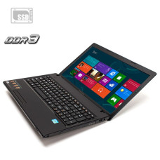 Ноутбук Lenovo G580 / 15.6" (1366x768) TN / Intel Celeron 1000M (2 ядра по 1.8 GHz) / 4 GB DDR3 / 120 GB SSD / Intel HD Graphics / DVD-ROM б/в
