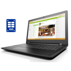Ноутбук Lenovo IdeaPad 110-15ISK / 15.6" (1366x768) TN / Intel Core i3-6100U (2 (4) ядра по 2.3 GHz) / 8 GB DDR4 / 240 GB SSD / Intel HD Graphics 520 / WebCam / Win 10 Pro б/в