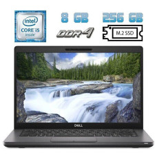 Ультрабук Б-клас Dell Latitude 5400 / 14" IPS / Core i5-8365U (4(8) ядра по 1.6-4.1GHz) / 8GB DDR4 / 256GB SSD M.2 / UHD Graphics 620 / WebCam / USB 3.1 / HDMI / Win 10 б/в