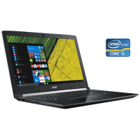 Ноутбук Acer Aspire A515-51-563W / 15.6" (1920x1080) TN / Intel Core i5-7200U (2 (4) ядра по 2.5 - 3.1 GHz) / 8 GB DDR4 / 240 GB SSD / Intel HD Graphics 620 / WebCam / Win 10 Home б/в