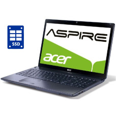 Ноутбук Acer Aspire 5750 / 15.6" (1366x768) TN / Intel Core i3-2310M (2 (4) ядра по 2.1 GHz) / 8 GB DDR3 / 240 GB SSD / Intel HD Graphics 3000 / WebCam / Win 10 Pro б/в