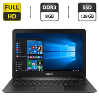 Ультрабук Б-клас Asus ZenBook UX305C / 13.3" (1920x1080) IPS / Intel Core m3-6Y30 (2 (4) ядра по 2.2 GHz) / 8 GB DDR3 / 128 GB SSD / Intel HD Graphics 615 / WebCam / Micro-HDMI б/в