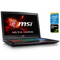 Ігровий ноутбук MSI GE72 2QE Apache / 17.3" (1920x1080) IPS / Intel Core i7-4720HQ (4 (8) ядра по 2.6 - 3.6 GHz) / 16 GB DDR3 / 1000 GB SSD / nVidia GeForce GTX 965M, 2 GB DDR5, 128-bit / WebCam / Win 10 Home б/в