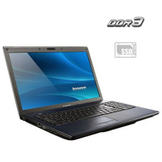 Ноутбук Lenovo G560e / 15.6" (1366x768) TN / Intel Celeron T3500 (2 ядра по 2.1 GHz) / 4 GB DDR3 / 120 GB SSD / Intel GMA 4500MHD Graphics / WebCam б/в