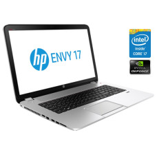 Ігровий ноутбук HP Envy 17t-j100 / 17.3" (1920x1080) TN Touch / Intel Core i7-4700MQ (4 (8) ядра по 2.4 - 3.4 GHz) / 8 GB DDR4 / 480 GB SSD / nVidia GeForce 840M, 2 GB DDR3, 64-bit / WebCam / DVD-ROM / Win 10 Home б/в