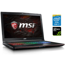 Ігровий ноутбук MSI GE72MVR 7RG Apache Pro / 17.3" (1920x1080) IPS / Intel Core i7-7700HQ (4 (8) ядра по 2.8 - 3.8 GHz) / 16 GB DDR4 / 128 GB SSD + 1000 GB HDD / nVidia GeForce GTX 1070, 8 GB GDDR5, 256-bit / WebCam б/в