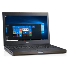 Робоча станція Dell M4800 / 15.6" (1920x1080) TN / Core i7-4710MQ 4 (8) ядра по 2.5 - 3.5 GHz) / 16GB DDR3/ 240GB SSD /Quadro K1100M, 2 GB GDDR5/WebCam /Win 10 Pro б/в