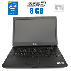 Ноутбук Б-класс Dell Latitude E6510 / 15.6" TN / Core i5-560M (2(4) ядра по 2.66-3.2GHz) / 8GB DDR3 / 256GB SSD NEW / NVS 3100M, 512 MB GDDR3, 64-bit / DVD-ROM б/в