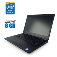 Ультрабук Dell Latitude E5480 / 14" (1366x768) TN / Intel Core i5-6200U (2 (4) ядра по 2.3 - 2.8 GHz) / 8 GB DDR4 / 240 GB SSD / Intel HD Graphics 520 / WebCam б/в