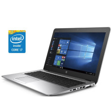 Ноутбук HP EliteBook 850 G3 / 15.6" (3840x2160) IPS / Intel Core i7-6600U (2 (4) ядра по 2.6 - 3.4 GHz) / 8 GB DDR4 / 240 GB SSD / Intel HD Graphics 520 / WebCam / Win 10 Pro б/в