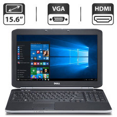 Ноутбук Dell Latitude E5530 / 15.6" TN / Intel Core i5-3210M (2(4) ядра по 2.5-3.1 GHz) / 8 GB DDR3 / 480GB SSD / HD Graphics 4000 б/в
