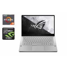 Ігровий ноутбук Asus ga401q / 14" (1920x1080) IPS / AMD Ryzen 9 5900HS (8 (16) ядер по 3.0 - 4.6 GHz) / 16 GB DDR4 / 1000 GB SSD / nVidia GeForce RTX 3060, 6 GB GDDR6, 192-bit / WebCam / Windows 10 Home б/в