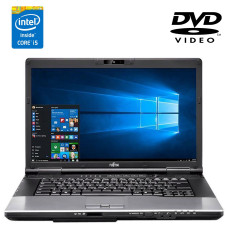 Ноутбук Fujitsu Lifebook E752 / 15.6" (1366x768) TN / Intel Core i5-3230M (2 (4) ядра по 2.6 - 3.2 GHz) / 4 GB DDR3 / 500 GB HDD / Intel HD Graphics 3000 / WebCam / DVD-ROM б/в