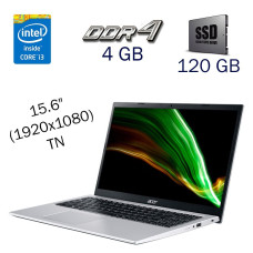 Ноутбук Acer Aspire A315-58 / 15.6" TN / Intel Core i3-1115G4 (2(4) ядра по 3-4.1 GHz) / 4GB DDR4 / 120GB SSD / UHD Graphics 11 Generations / WebCam б/в