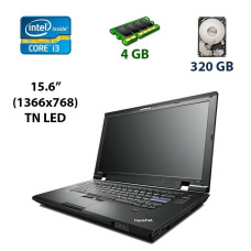 Ноутбук Б-клас Lenovo ThinkPad L520 / 15.6" TN / Core i3-2310M (2(4) ядра по 2.1GHz) / 4GB DDR3 / 320GB HDD / HD Graphics 3000 / DP б/в