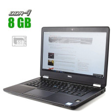 Ультрабук Dell Latitude E5470 / 14" (1920x1080) IPS / Intel Core i3-6100U (2 (4) ядра по 2.3 GHz) / 8 GB DDR4 / 128 GB SSD / Intel HD Graphics 530 / WebCam / Windows 10 Pro б/в
