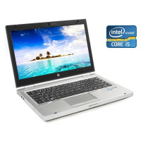 Ноутбук А-клас HP EliteBook 8470p / 14" (1600x900) TN / Intel Core i5-3320M (2 (4) ядра по 2.6 - 3.3 GHz) / 4 GB DDR3 / 180 GB SSD / Intel HD Graphics 4000 / WebCam / DVD-RW / Win 10 Pro б/в