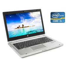 Ноутбук А-клас HP EliteBook 8470p / 14" (1600x900) TN / Intel Core i5-3320M (2 (4) ядра по 2.6 - 3.3 GHz) / 4 GB DDR3 / 180 GB SSD / Intel HD Graphics 4000 / WebCam / DVD-RW / Win 10 Pro б/в