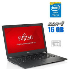 Ноутбук Fujitsu LifeBook U757 / 15.6" TN / Intel Core i7-6500U (2(4) ядра по 2.5-3.1 GHz) / 16GB DDR4 / 480GB SSD / HD Graphics 520 / WebCam б/в