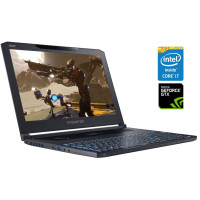 Ігровий ноутбук Acer Predator Triton 700 PT715-51 / 15.6" (1920x1080) IPS / Intel Core i7-7700HQ (4 (8) ядра по 2.8 - 3.8 GHz) / 16 GB DDR4 / 512 GB SSD / nVidia GeForce GTX 1080 Max-Q, 8 GB GDDR5X, 256-bit / WebCam / Win 10 Home б/в