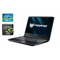 Ігровий ноутбук Acer Predator Helios 300 / 15.6" (1920x1080) IPS / Intel Core i7-7700HQ (4 (8) ядра по 2.8 - 3.8 GHz) / 16 GB DDR4 / 256 GB SSD + 1000 GB HDD / nVidia GeForce GTX 1060, 6 GB GDDR5, 192-bit / WebCam / Windows 10 б/в