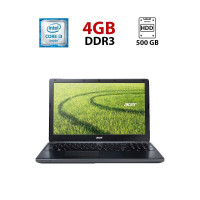 Ноутбук Acer E1-570G / 15.6" (1366x768) TN / Intel Core i3-3217U (2 (4) ядра по 1.8 GHz) / 4 GB DDR3 / 500 GB HDD / Intel HD Graphics 4000 / WebCam б/в