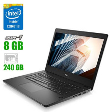 Ноутбук Dell Latitude E3380 / 13.3" (1366x768) TN / Intel Core i3-6006U (2 (4) ядра по 2.0 GHz) / 8 GB DDR4 / 240 GB SSD / Intel HD Graphics 520 / WebCam б/в