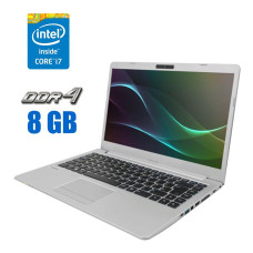 Ультрабук Clevo N141ZU / 14" (1920x1080) IPS / Intel Core i7-8565U (4 (8) ядра по 1.8 - 4.6 GHz) / 8 GB DDR4 / 240 GB SSD / Intel UHD Graphics / WebCam б/в