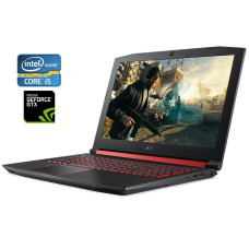 Ігровий ноутбук Acer Nitro 5 AN515-53 / 15.6" (1920x1080) IPS / Intel Core i5-8300H (4 (8) ядра по 2.3 - 4.0 GHz) / 8 GB DDR4 / 256 GB SSD M.2 / nVidia GeForce GTX 1050 Ti, 4 GB GDDR5, 128-bit / WebCam б/в