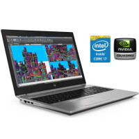 Мобільна робоча станція Б-клас HP ZBook Studio G5 / 15.6" (1920x1080) IPS / Intel Core i7-8850H (6 (12) ядер по 2.6 - 4.3 GHz) / 16 GB DDR4 / 480 GB SSD / nVidia Quadro P1000, 4 GB DDR5, 128-bit / WebCam / Win 10 Pro б/в