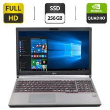 Робоча станція Б-класс Fujitsu Celsius H730 / 15.6" IPS / Core i7-4810MQ (4(8) ядер по 2.8-3.8 GHz) / 16GB DDR3 / 256GB SSD / Quadro K2100M, 2 GB GDDR5, 128-bit / WebCam / DVD-ROM / VGA б/в