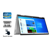 Ноутбук-трансформер HP Pavilion X360 / 14" (1920x1080) IPS Touch / Intel Core i5-1035G1 (4 (8) ядра по 1.0 - 3.6 GHz) / 16 GB DDR4 / 512 GB SSD / Intel UHD Graphics / WebCam / Fingerprint б/в