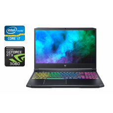 Ігровий ноутбук Acer Predator Helios 300 / 15.6" (1920x1080) IPS / Intel Core i7-10750H (6 (12) ядер по 2.6 - 5.0 GHz) / 16 GB DDR4 / 256 GB SSD + 500 GB SSD / nVidia GeForce RTX 3060, 6 GB GDDR6, 192-bit / WebCam / Windows 10 б/в