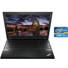 Ноутбук Lenovo ThinkPad / 15.6" TN / Core i5-4300M (2(4) ядра по 2.6-3.3GHz) / 8GB DDR3 / 240GB SSD / HD Graphics 4600 / WebCam / DVD-ROM / Win 10 Pro б/в