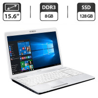 Ноутбук Toshiba Satellite C660 / 15.6" (1366x768) TN / Intel Core i5-2410M (2 (4) ядра по 2.3 - 2.9 GHz) / 8 GB DDR3 / 128 GB SSD / Intel HD Graphics / WebCam / VGA б/в