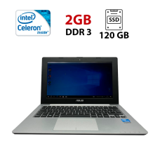 Ноутбук Asus X201 EP / 11.6" (1366х768) TN LED / Intel Celeron 847 (2 ядра по 1.1 GHz) / 2 GB DDR3 / 120 GB SSD / WebCam б/в