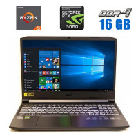 Ігровий ноутбук Acer Nitro 5 AN515-45 / 15.6" IPS / AMD Ryzen 5 5600H (6 (12) ядер по 3.3-4.2 GHz) / 8GB DDR4 / 480GB SSD / GeForce RTX 3060, 6GB GDDR6, 192-bit / WebCam / HDMI б/в