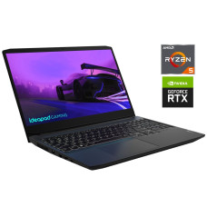 Ігровий ноутбук Lenovo IdeaPad Gaming 3 15ACH6 / 15.6" (1920x1080) IPS / AMD Ryzen 5 5600H (6 (12) ядер по 3.3 - 4.2 GHz) / 8 GB DDR4 / 256 GB SSD / nVidia GeForce RTX 3050 Ti, 4 GB GDDR6, 128-bit / WebCam б/в