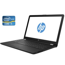 Ноутбук HP 15-bs015dx / 15.6" TN Touch / Intel Core i5-7200U (2(4) ядра по 2.5-3.1 GHz) / 8GB DDR4 / 512GB SSD / HD Graphics 620 / WebCam / DVD-ROM / Win 10 Home б/в