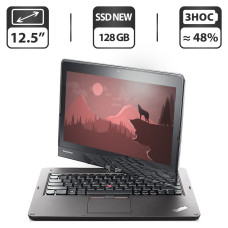 Нетбук-трансформер Б-клас Lenovo ThinkPad Twist S230u / 12.5" TN Touch / Intel Core i5-3317U (2(4) ядра по 1.7-2.6GHz) / 4GB DDR3 / 128GB SSD NEW / HD Graphics 4000 / WebCam / Win 10 Pro / BIOS PASSWORD BOOT б/в