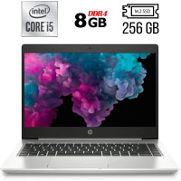 Ультрабук Б-клас HP ProBook 440 G7 / 14" (1920x1080) IPS / Intel Core i5-10210U (4 (8) ядра по 1.6 - 4.2 GHz) / 8 GB DDR4 / 256 GB SSD M.2 / Intel UHD Graphics / WebCam / USB 3.1 / HDMI б/в